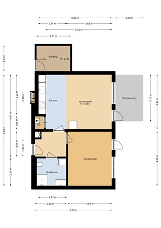 Floorplan - Tepelenburgweg 3-8, 6732 AS Harskamp